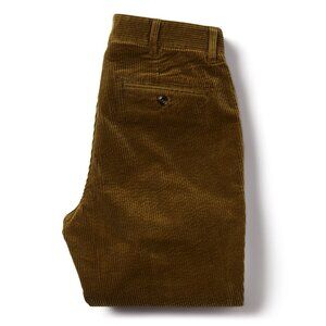 Taylor Stitch - The Slim Foundation Pant in Olive Cord - 34